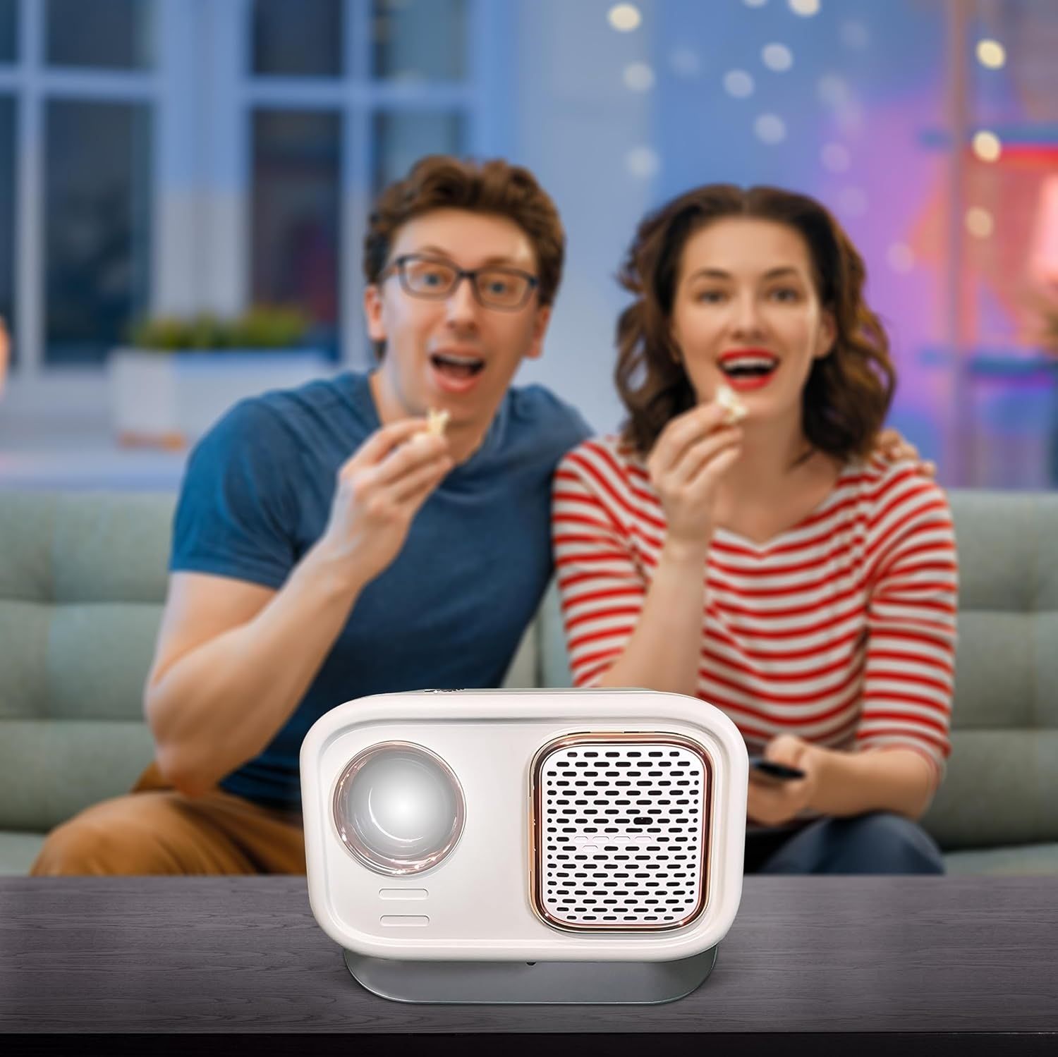 Projektor WiFi Bluetooth 4DIZY U1 z Android 11, Full HD i wsparciem 4K