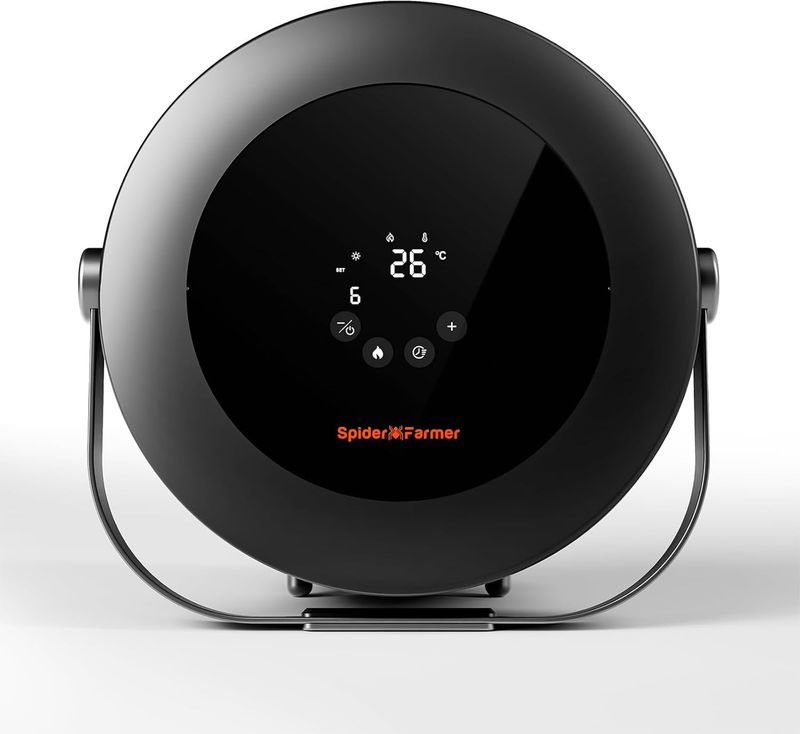 Spider Farmer SF-Heater – inteligentny grzejnik 540 W do uprawy roślin i wnętrz