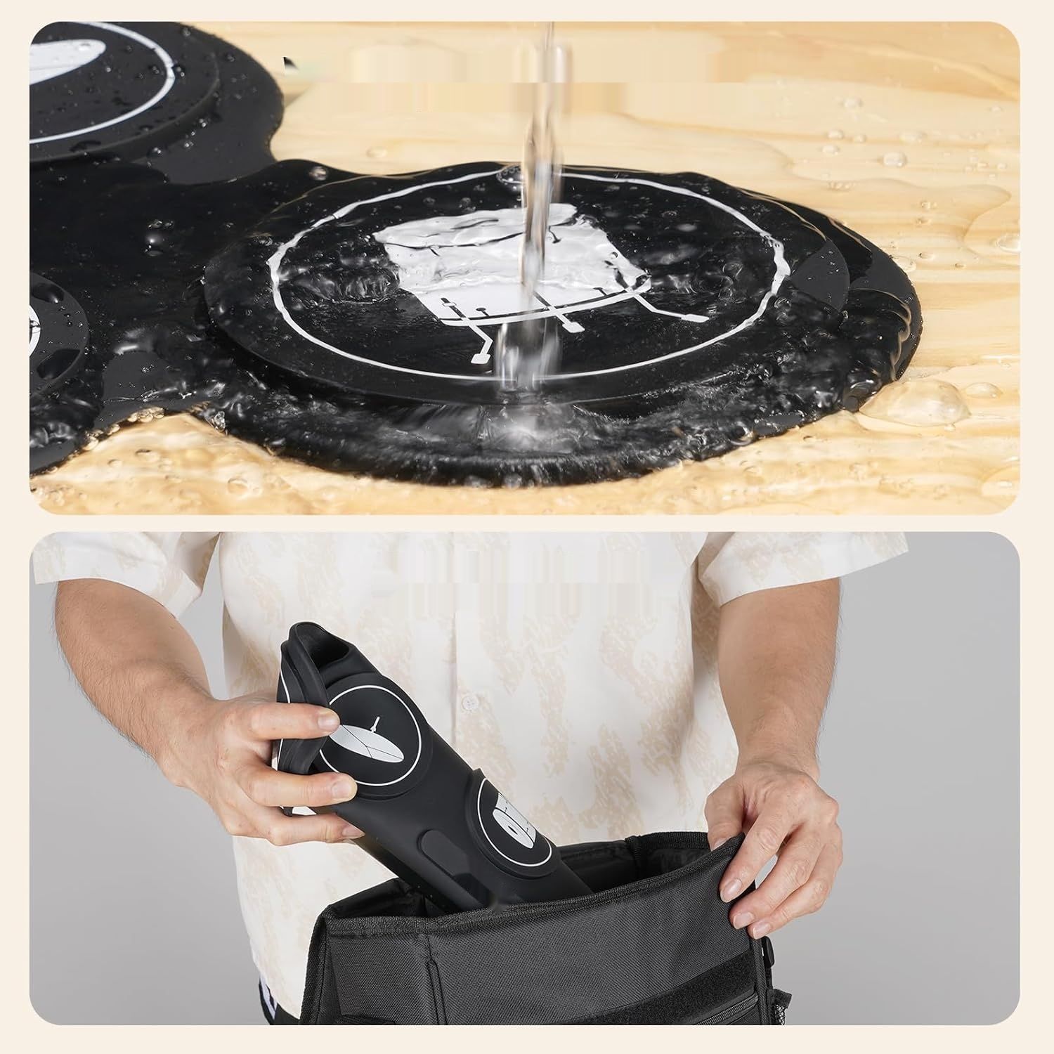 POGOLAB Elektroniczny Zestaw Perkusyjny 7 Padów z Bluetooth