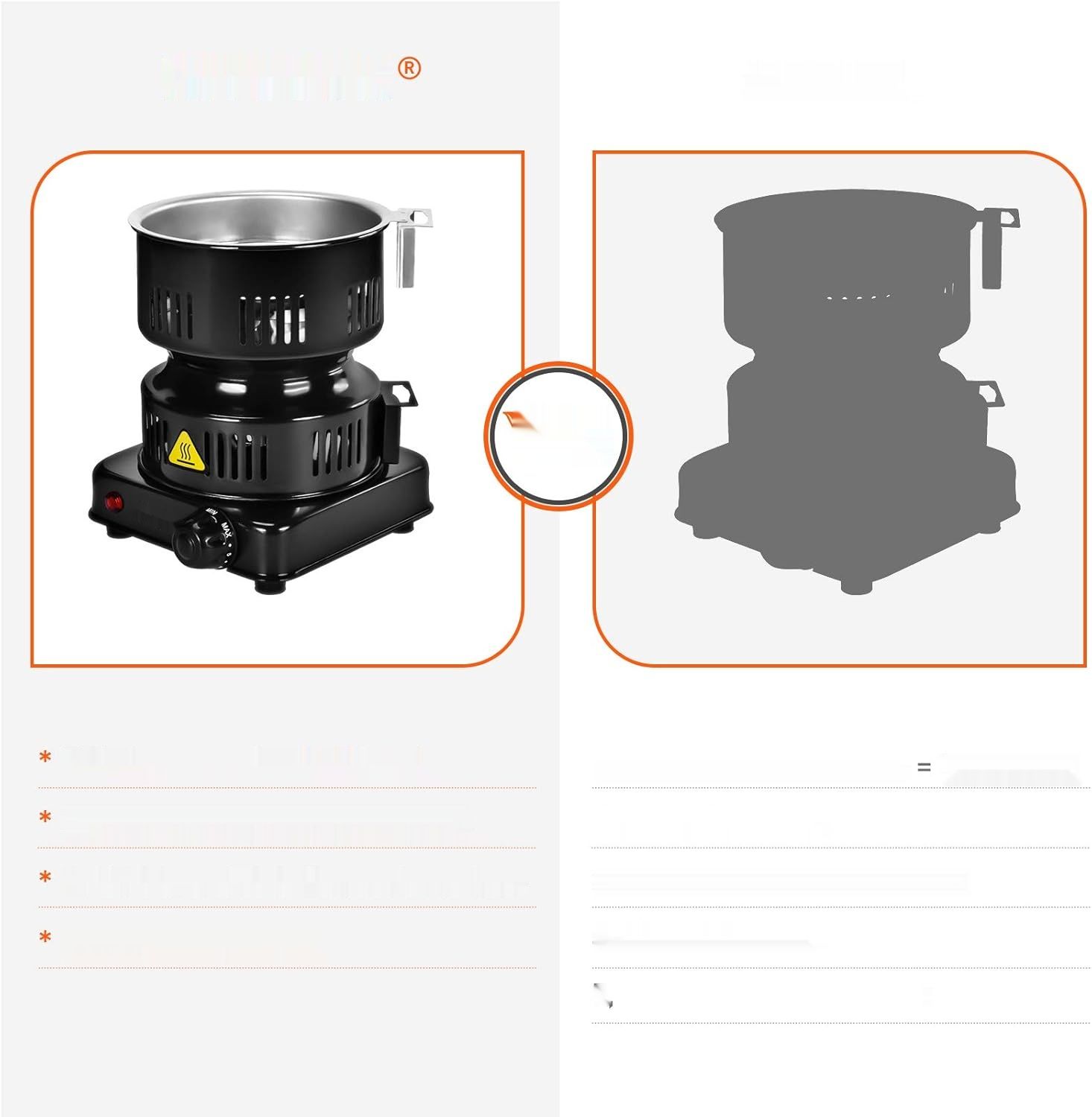 Elektryczna zapalarka do węgla – Kitosun Wysokiej Jakości Palnik do wę