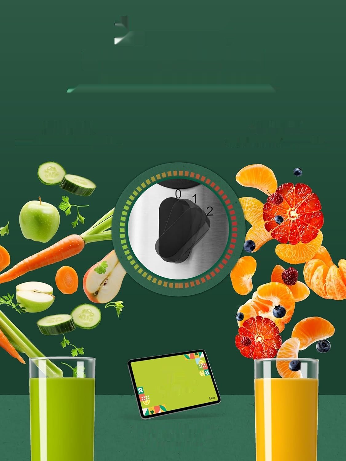 Sokowirówka Twinzee do wyciskania soków z owoców i warzyw – 850 W – sz