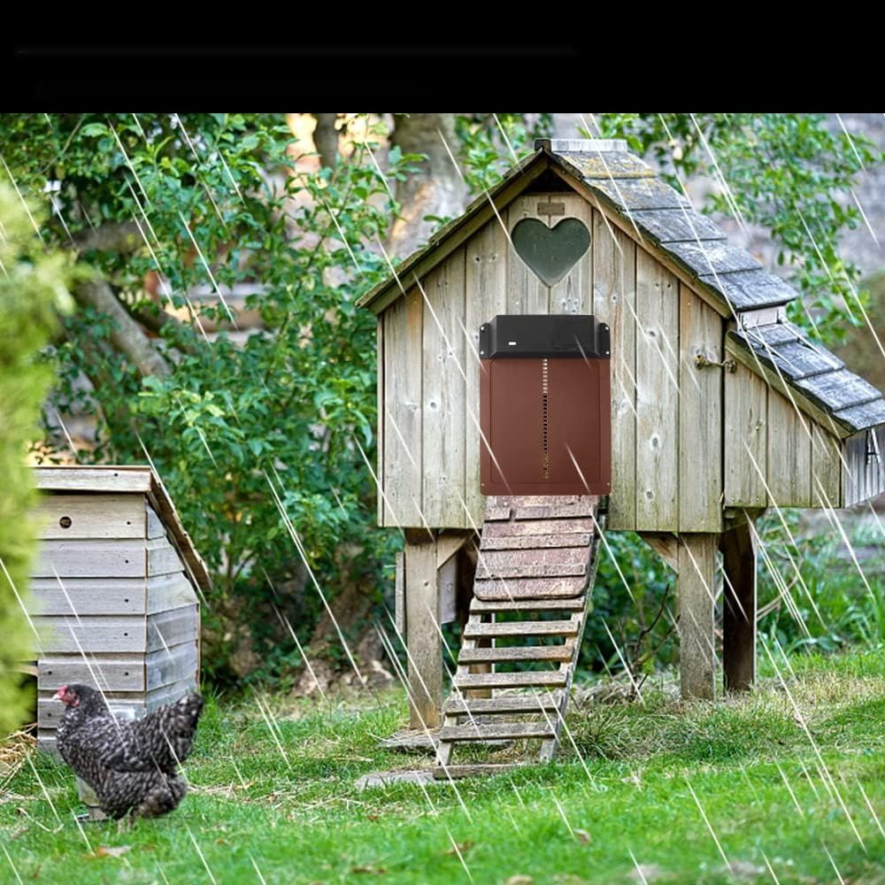 Automatyczna klapka dla kur z czujnikiem światła, automatyczne drzwi