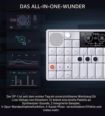 Teenage Engineering P8-1 OP-1 syntezator z radiem FM