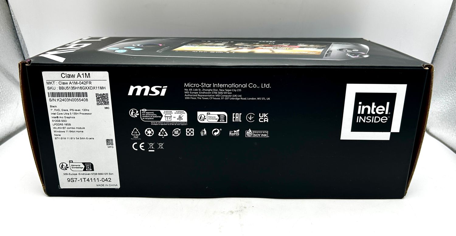 MSI Claw A1M-042FR – przenośna konsola do gier