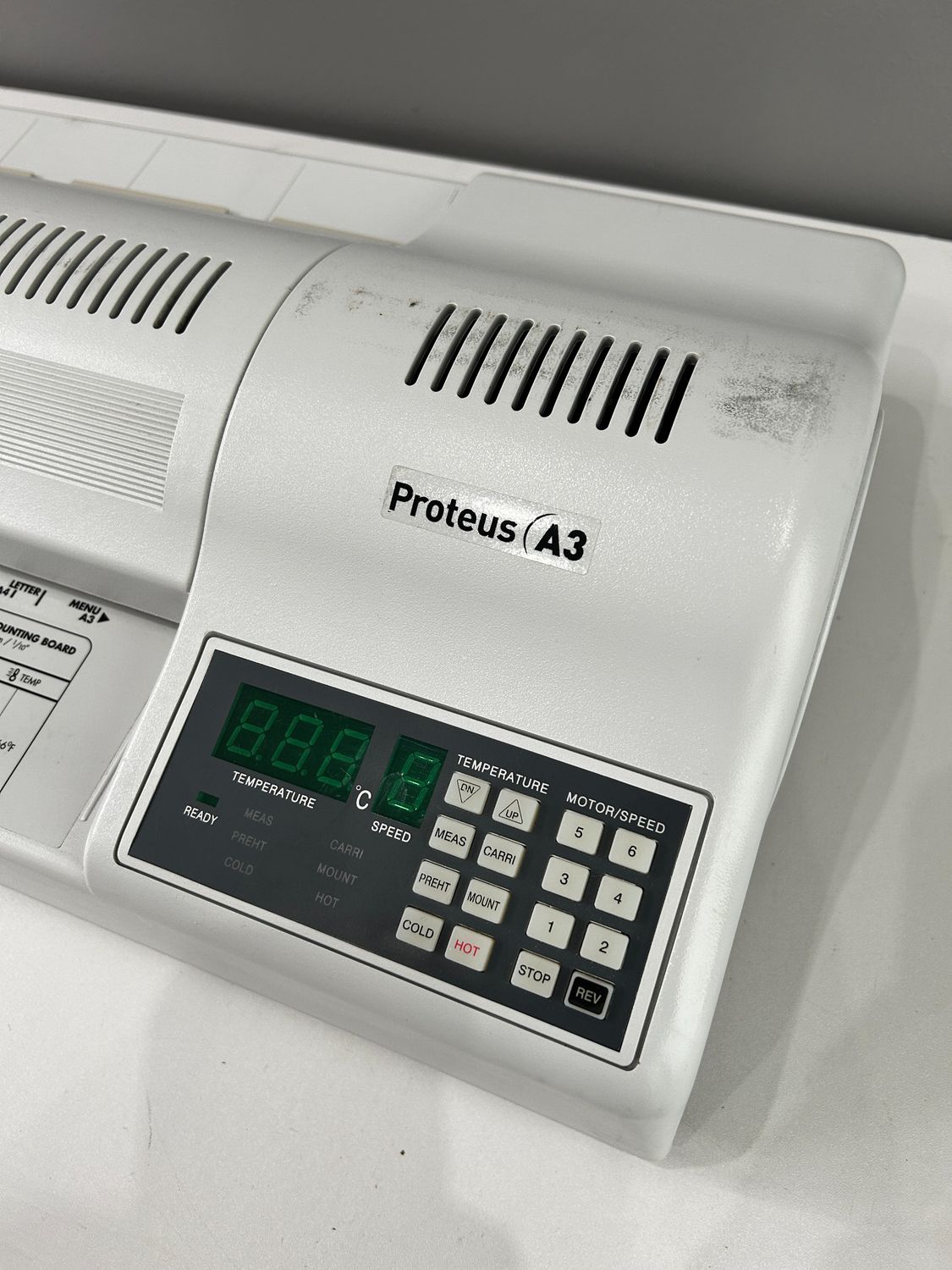 Fellowes 5709001 Laminator Proteus A3, 95 cm/min, 6 rolek