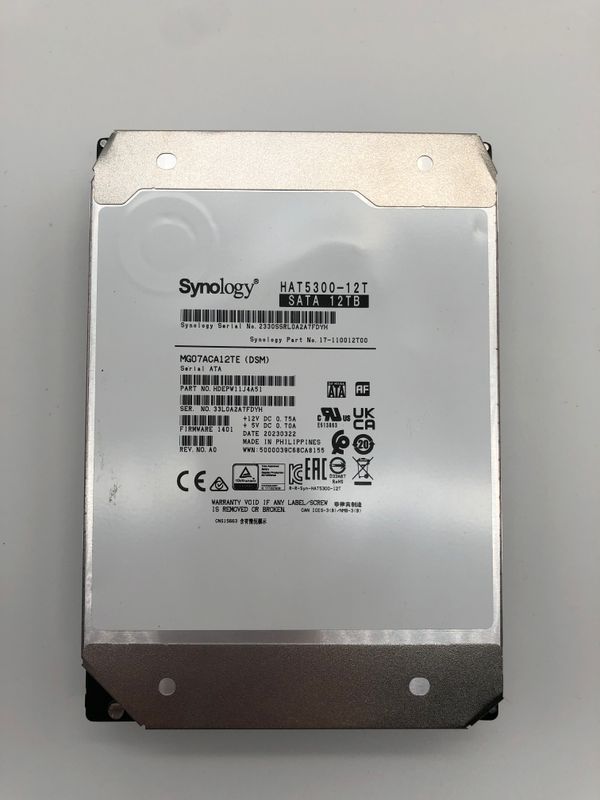 Synology HAT5300 – dysk HDD SATA 12 TB 3,5" 7200 obr./min