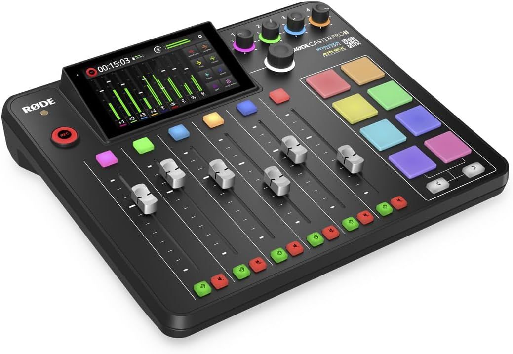 RØDE RØDECaster Pro II – kompleksowe rozwiązanie produkcyjne do podcastów