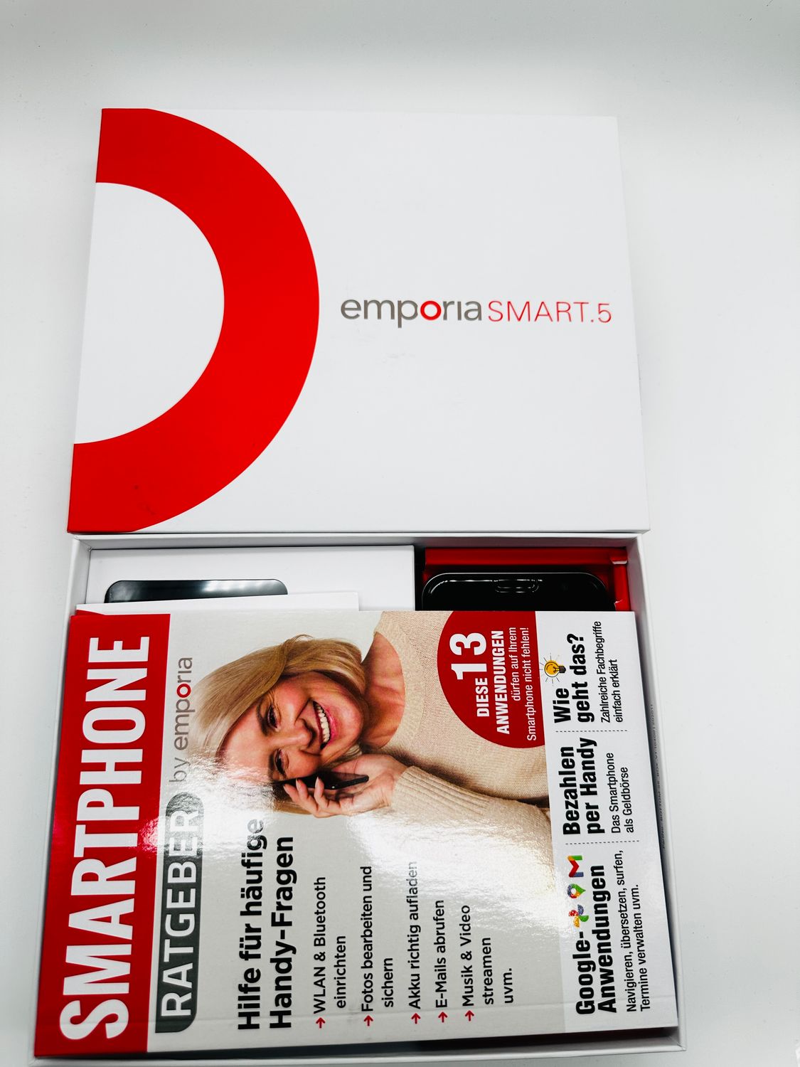 emporia Smart.5 telefon komórkowy dla seniorów 4G VoLTE | smartfon dla
