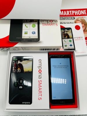 emporia Smart.5 telefon komórkowy dla seniorów 4G VoLTE | smartfon dla