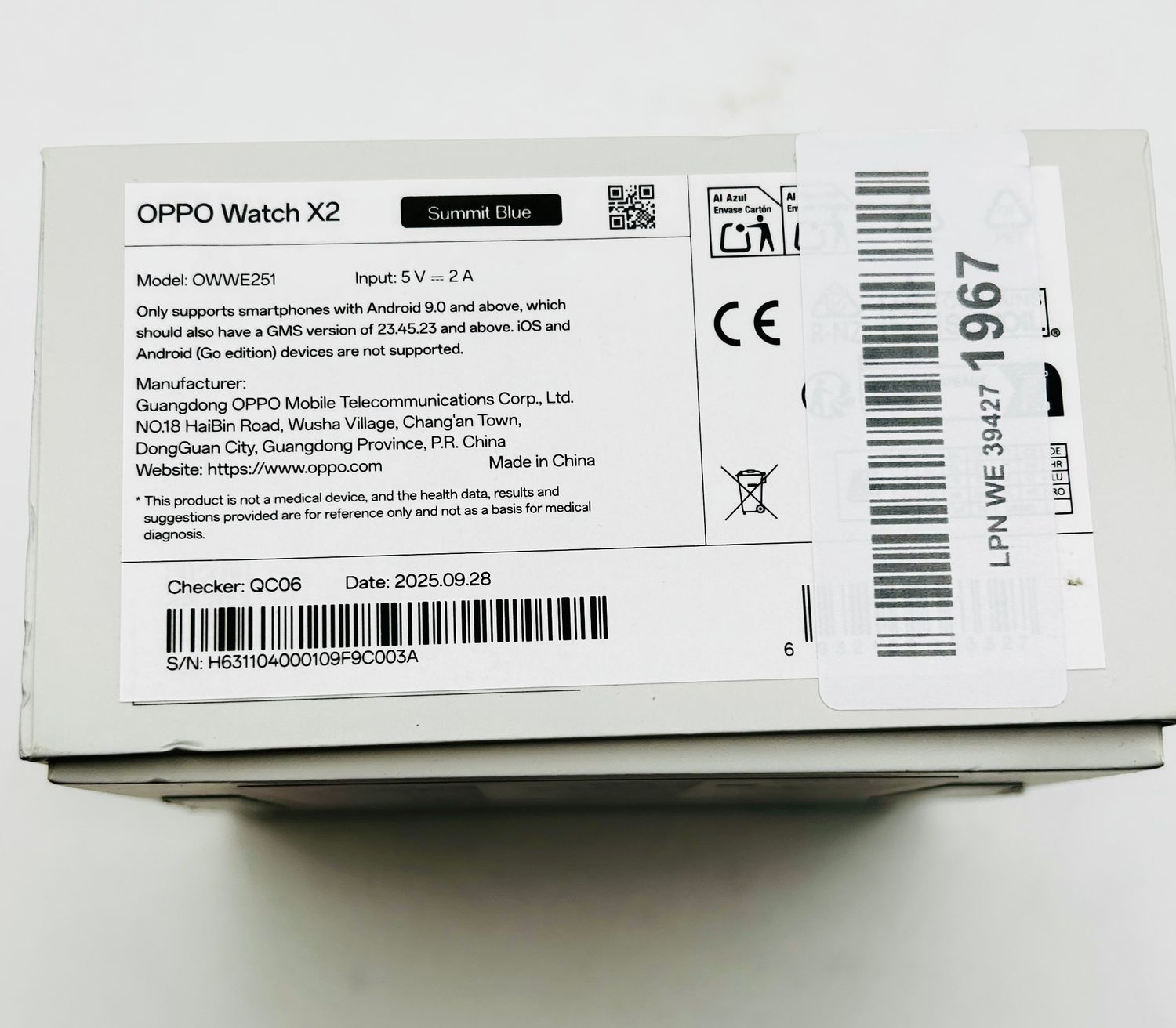 OPPO Watch X2 – inteligentny zegarek z AMOLED i GPS