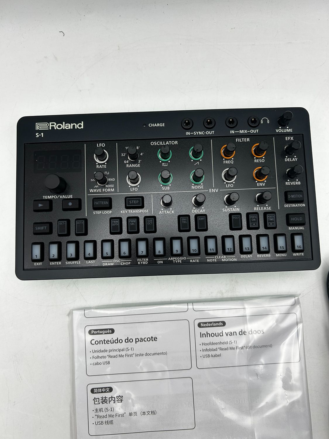 Roland AIRA Compact S-1 Tweak Synth | ultraprzenośny mikro polifoniczy