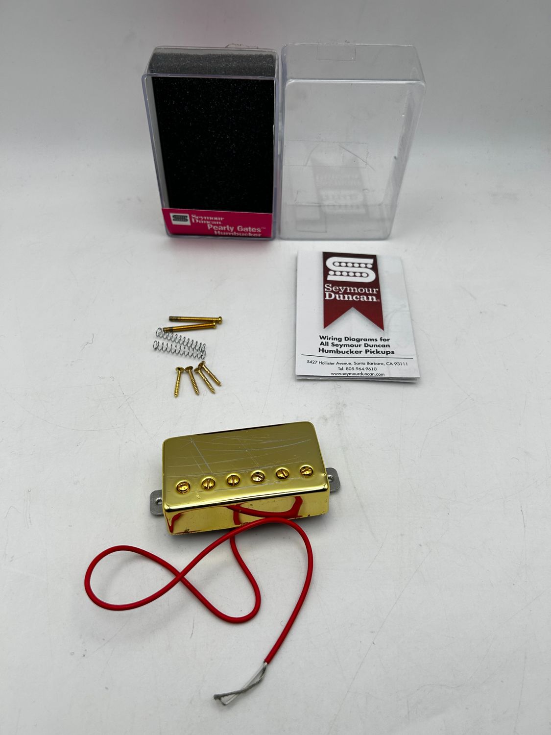 Seymour Duncan Micro SH-PG1B-G mostek, złoty