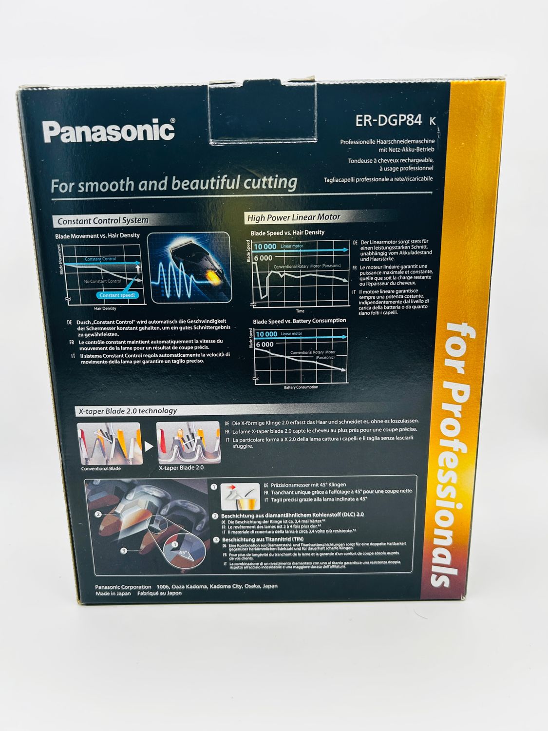 Maszynka do strzyżenia włosów Panasonic ER-DGP84 czarna