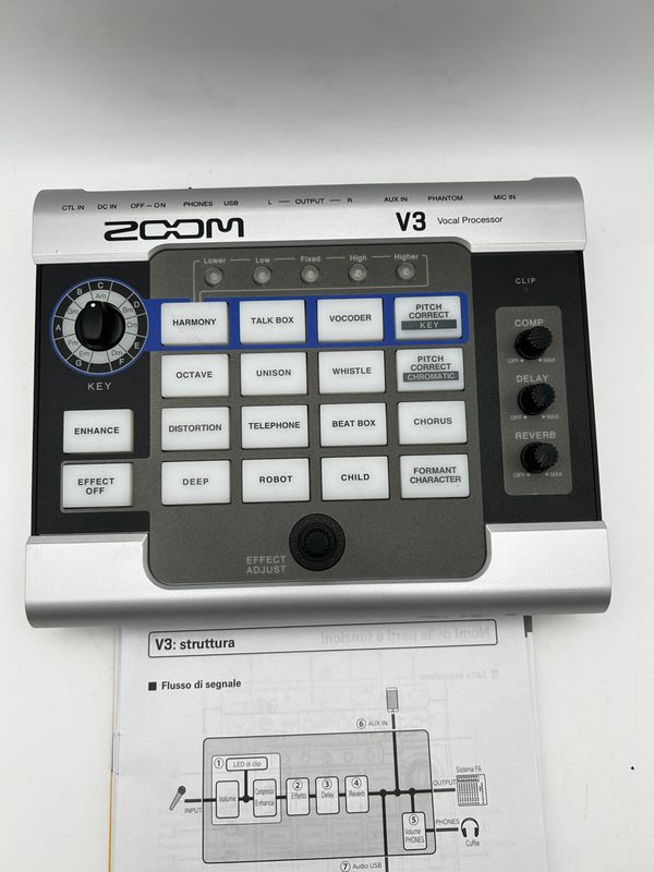Zoom V3 – multiefekt do wokalu