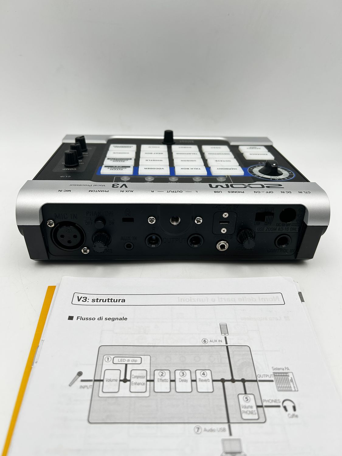Zoom V3 – multiefekt do wokalu