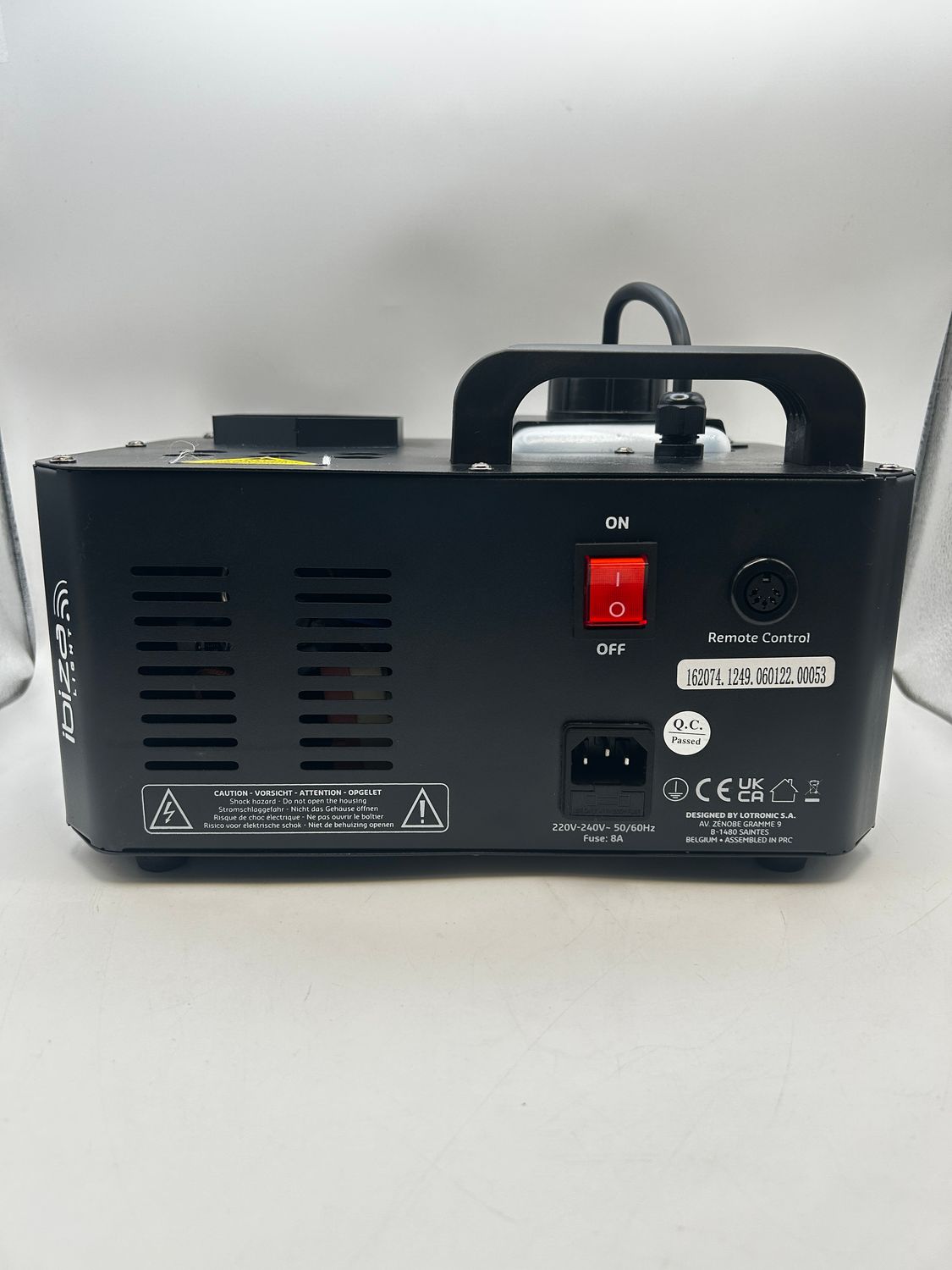 SPRAY-COLOR-1000 - IBIZA - Wytwornica dymu 1000 W z diodami LED RGB i