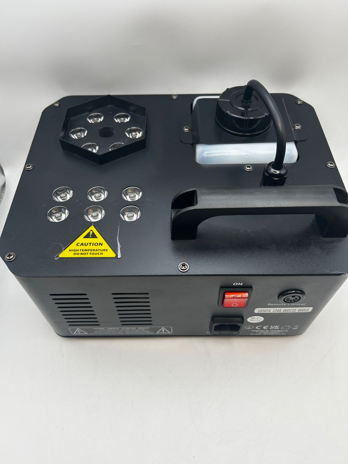 SPRAY-COLOR-1000 - IBIZA - Wytwornica dymu 1000 W z diodami LED RGB i