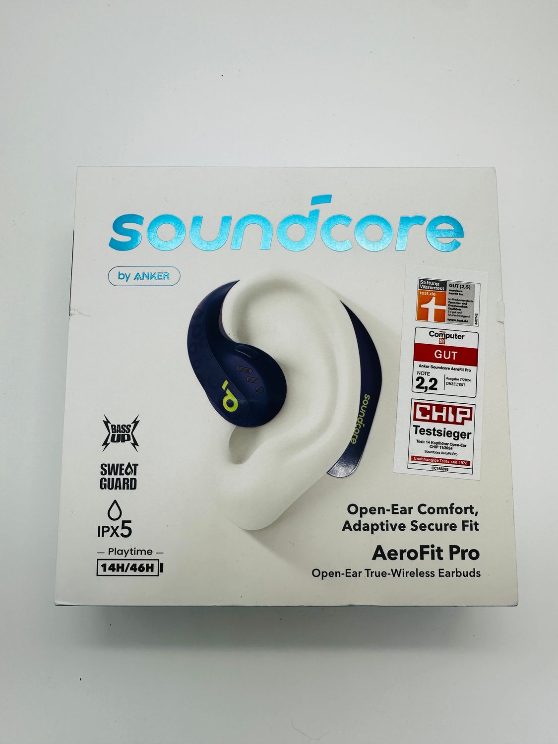 Soundcore by Anker AeroFit Pro bezprzewodowe słuchawki Bluetooth z‍
