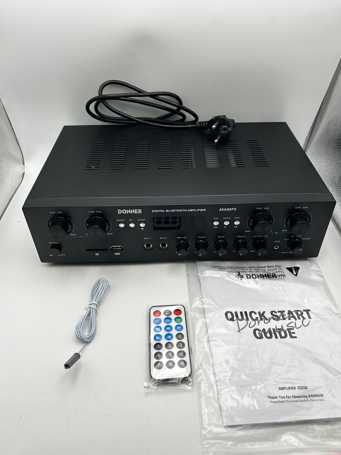 Wzmacniacz audio Bluetooth 5.0 Donner MAMP5 440 W