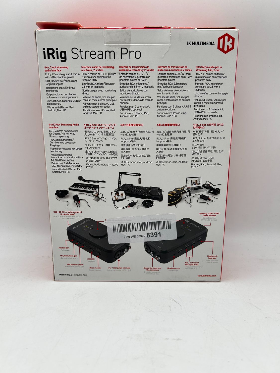 IK Multimedia iRig Stream Pro