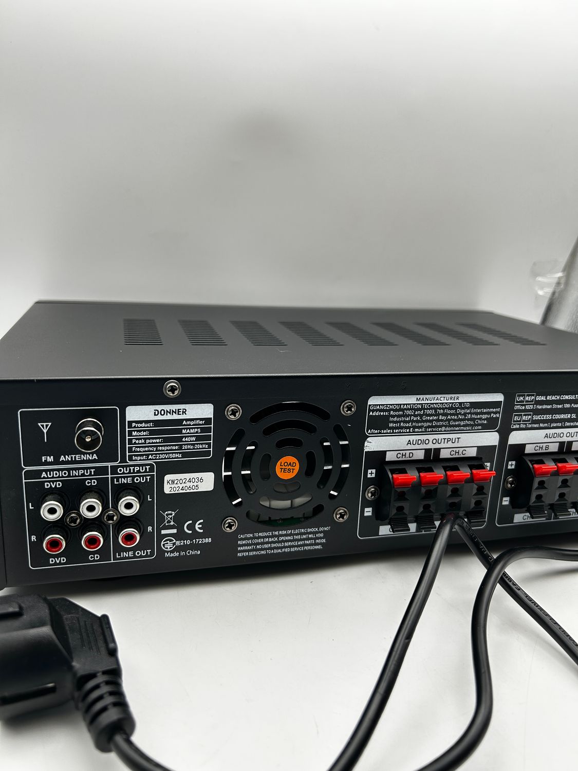 Donner MAMP5 – wzmacniacz audio Bluetooth 5.0