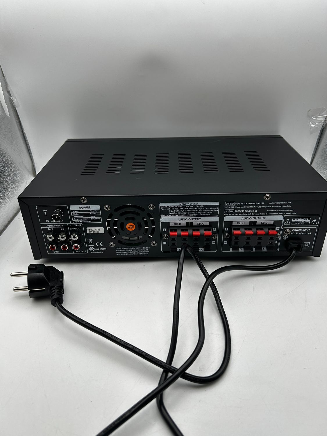 Donner MAMP5 – wzmacniacz audio Bluetooth 5.0