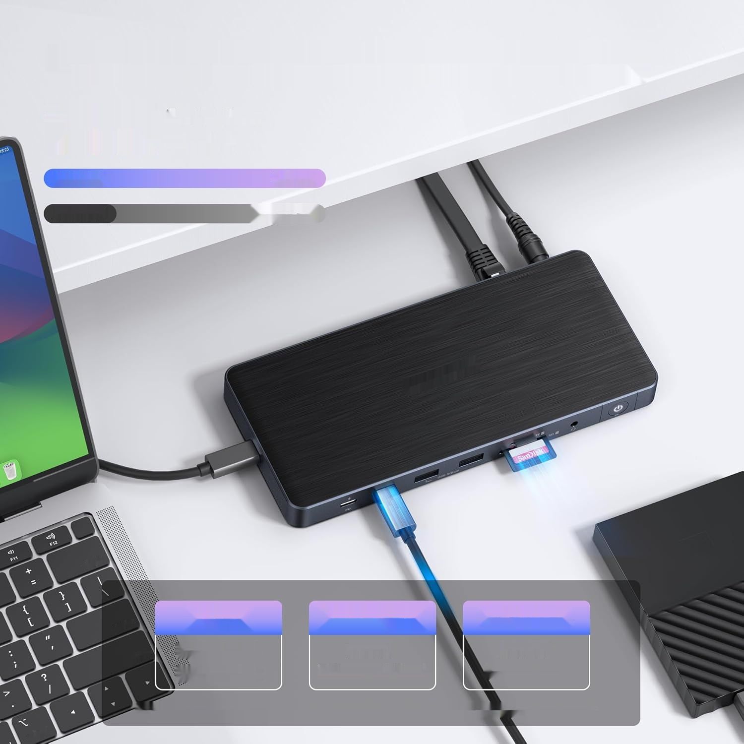 iVANKY 14 in 1 FusionDock Pro 1 – stacja dokująca USB‑C z zasilaczem 150 W