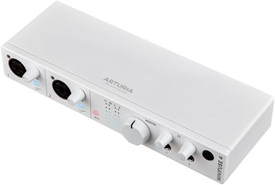 Arturia MiniFuse 4 – kompaktowy interfejs audio USB, biały