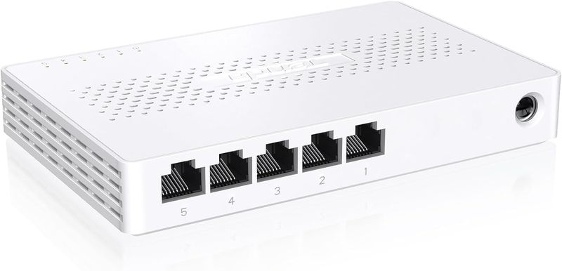 Tenda Przełącznik Ethernet 2,5 Gb/s, 5-portowy przełącznik 2,5 Gigabit