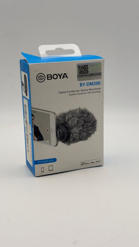 BOYA BY-DM200 cyfrowy stereofoniczny mikrofon pojemnościowy kardioidal