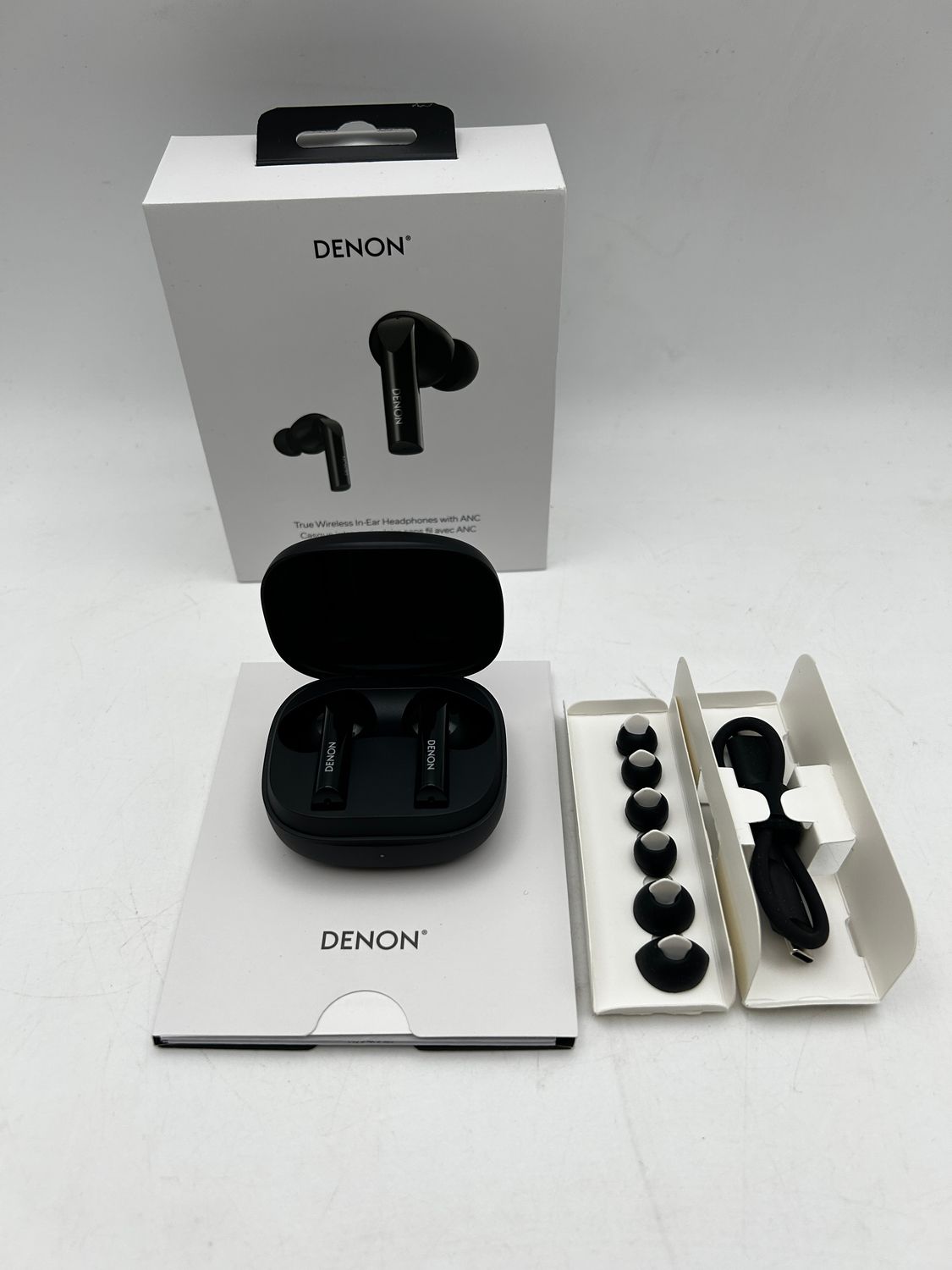 Denon AH-C840NCW – bezprzewodowe słuchawki dokanałowe