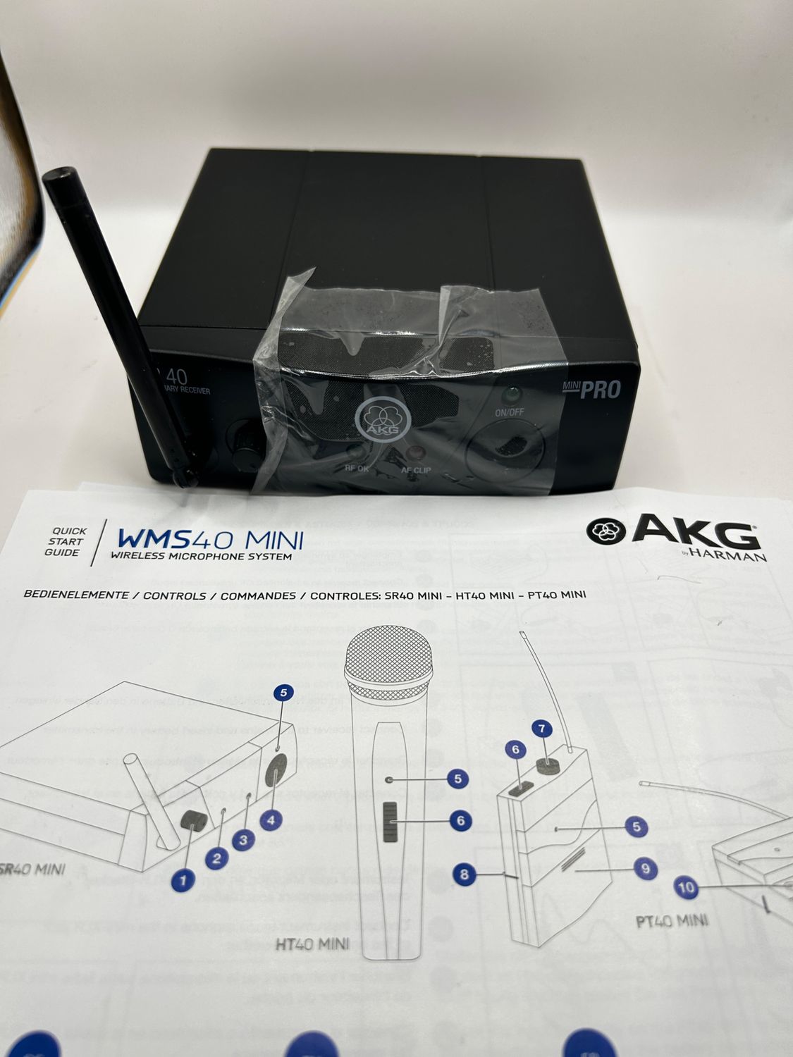AKG WMS40 Mini bezprzewodowy system instrumentowy ISM2/CH70