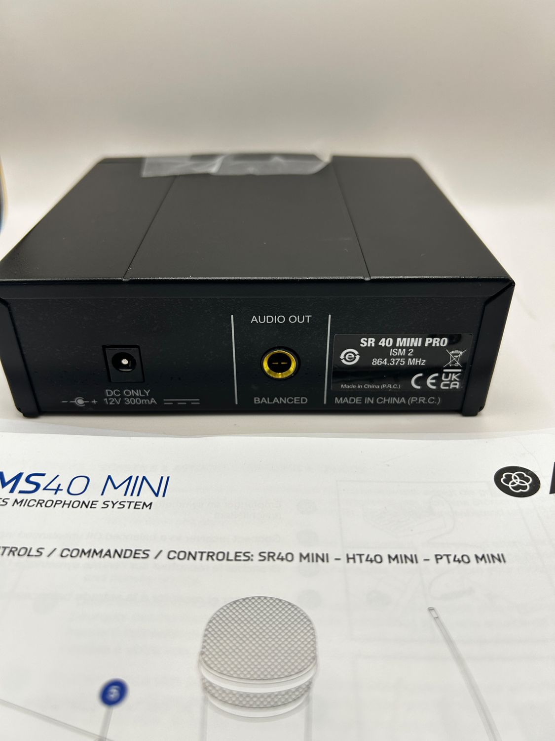 AKG WMS40 Mini bezprzewodowy system instrumentowy ISM2/CH70