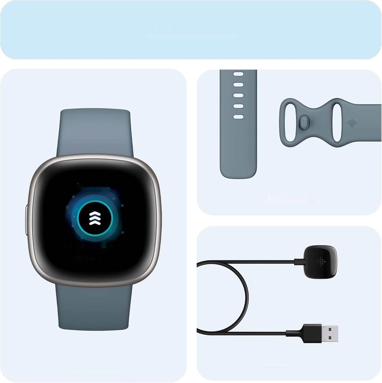 Google Fitbit Versa 4 – smartwatch fitness z wbudowanym GPS