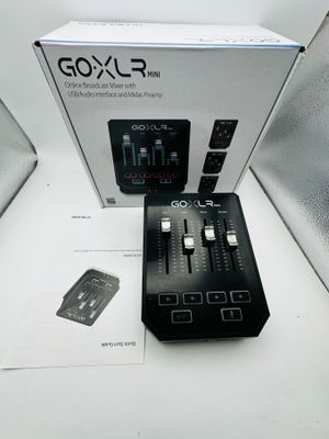 TC Helicon GO XLR MINI - mikser transmisji online z interfejsem USB/audio i przedwzmacniaczem MIDAS