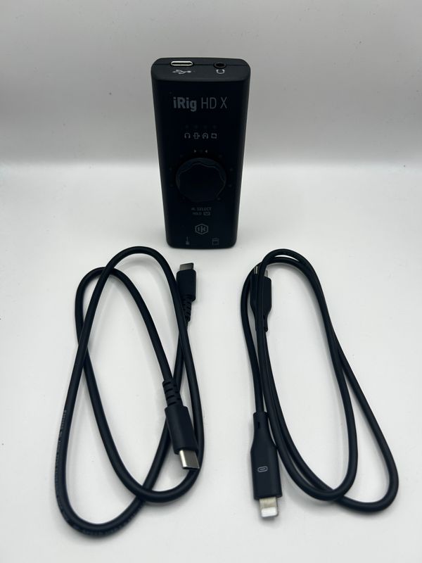 iRig HD X – interfejs audio do gitary dla iPhone, iPad, Mac i PC