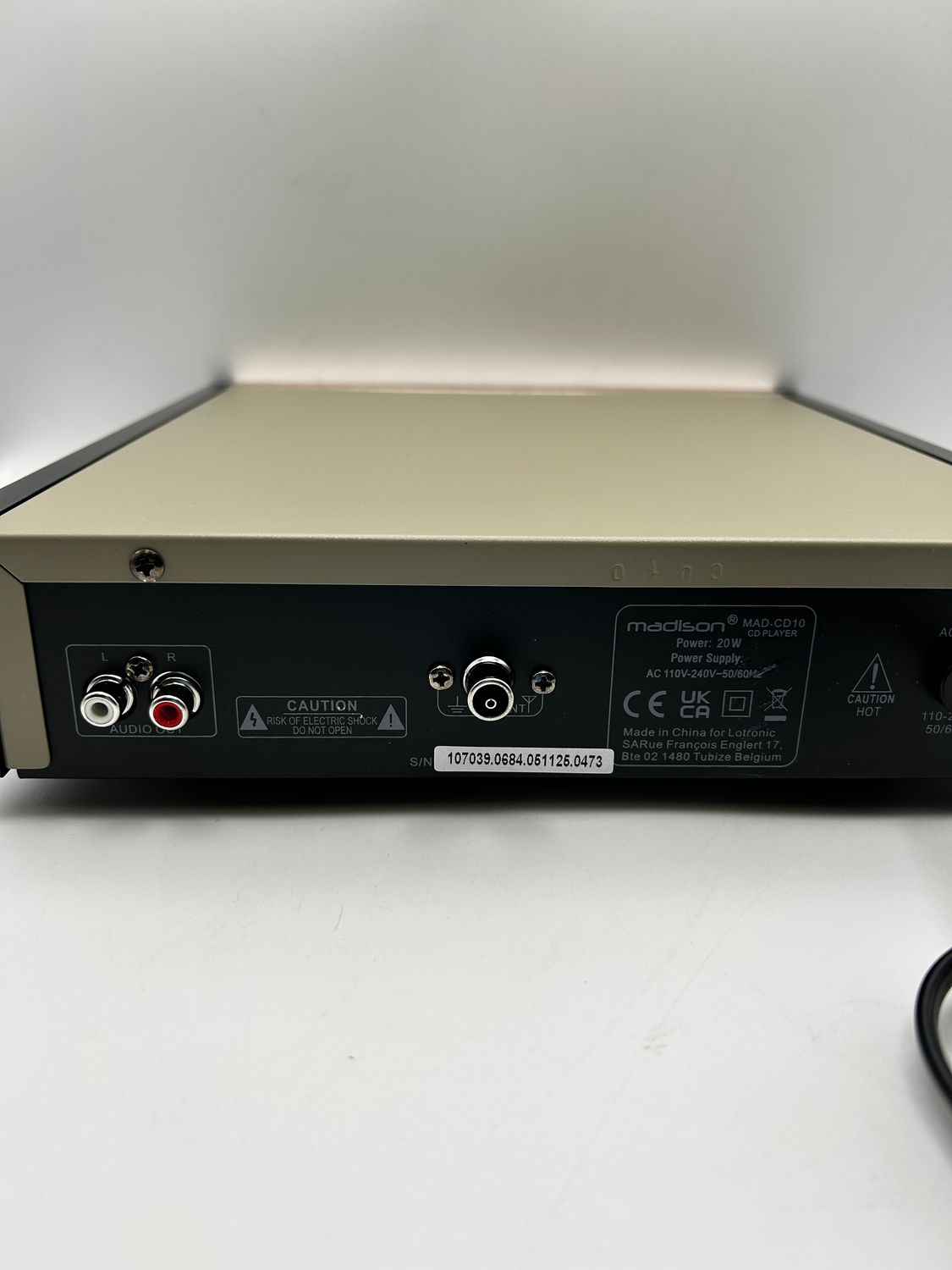 Madison MAD-CD10 – odtwarzacz CD z tunerem FM i USB