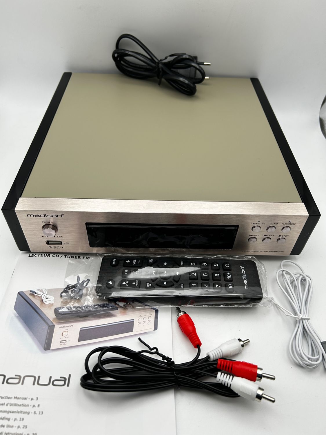Madison MAD-CD10 – odtwarzacz CD z tunerem FM i USB