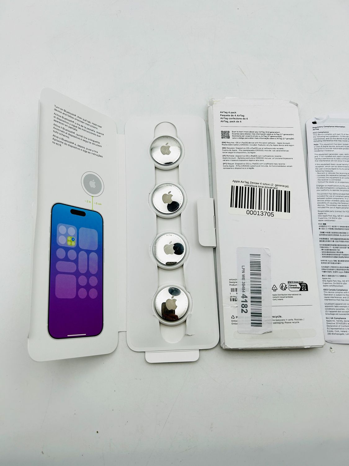 Apple AirTag w opakowaniu 4 sztuki (drugiej generacji): przydatny do z