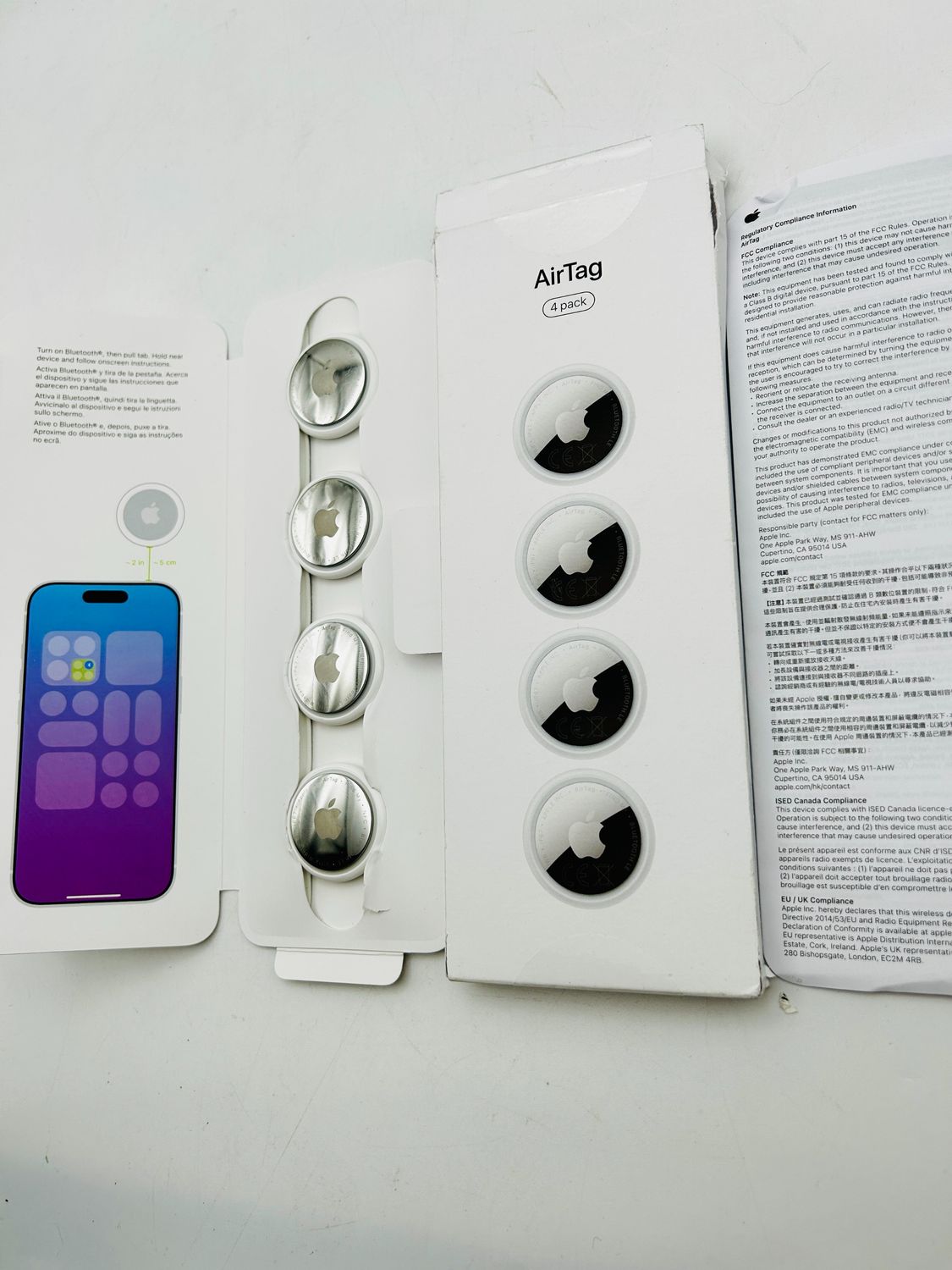 Apple AirTag w opakowaniu 4 sztuki (drugiej generacji): przydatny do z