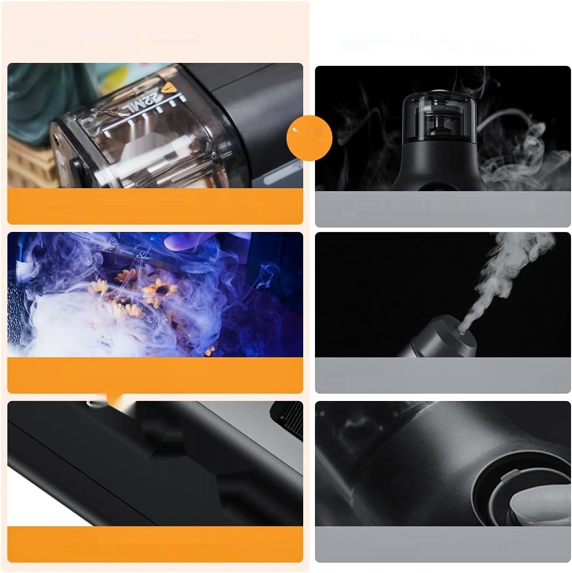 LENSGO Smoke Go – ręczny generator dymu, 30 W, przenośny mini kogenera