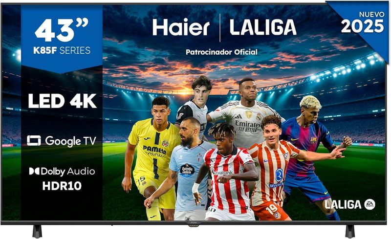 Haier H43K85FUX 43" Direct LED 4K UHD Google TV (2024) uszkodzony