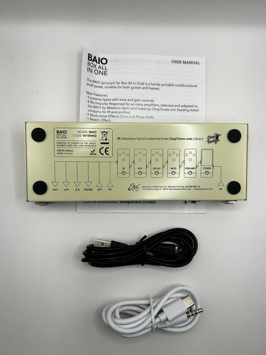 EKO BAIO – multiefekt gitarowy z wbudowanymi IR