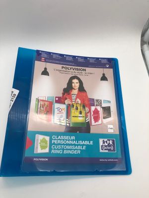 OXFORD Segregator Polyvision 17x22, grzbiet 40 mm, 2 okrągłe ringi,pry