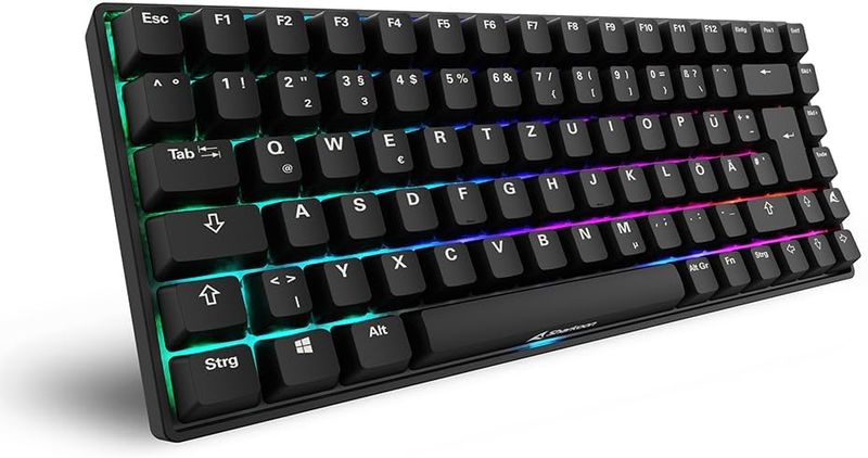 Sharkoon Skiller SGK50 S3 PBT klawiatura gamingowa RGB, Gateron G PRO