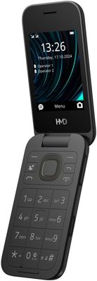 Telefon komórkowy HMD 2660 Flip Dual SIM 4G, z dużymi przyciskami