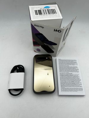Telefon komórkowy HMD 2660 Flip Dual SIM 4G, z dużymi przyciskami