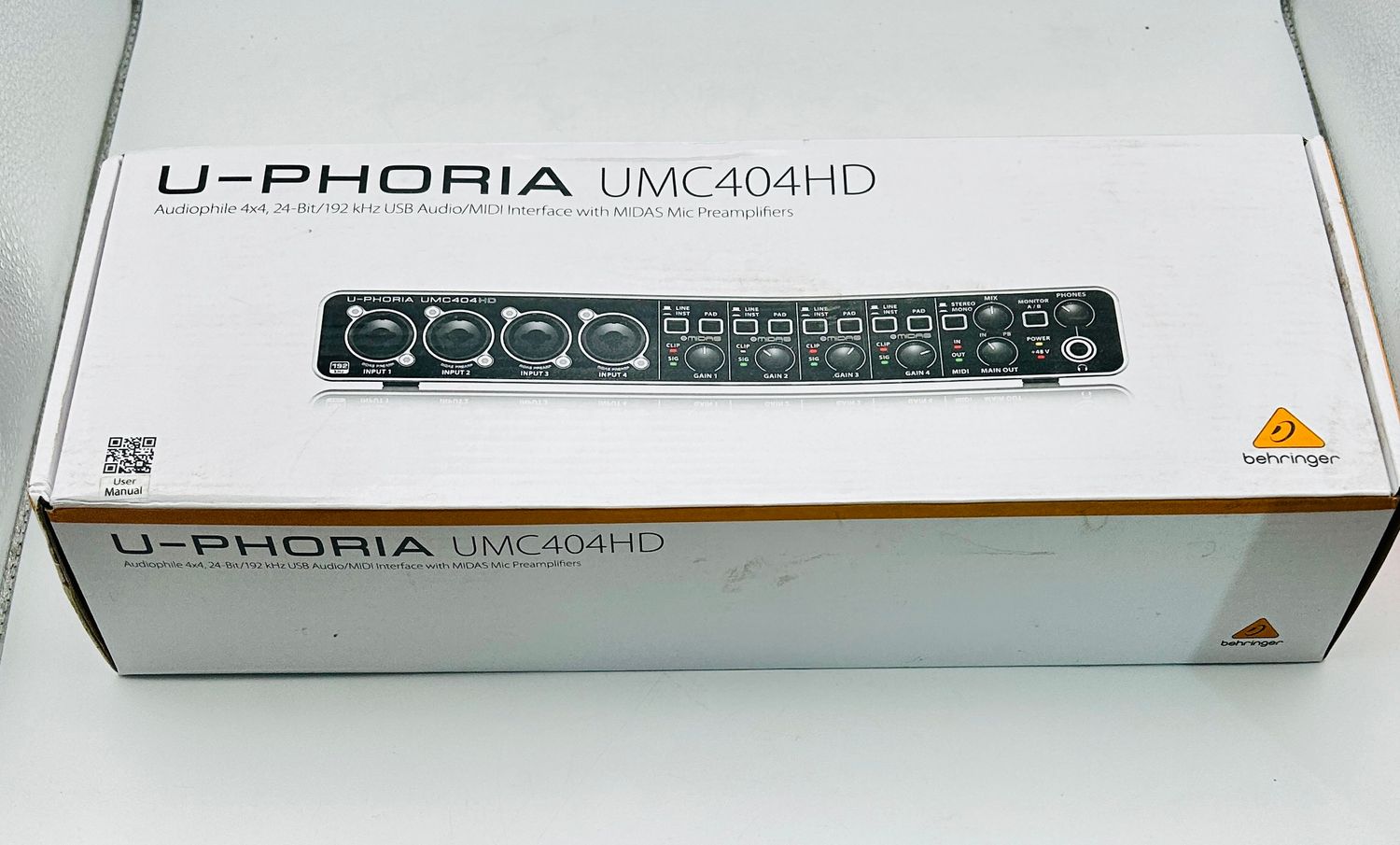 Behringer U-PHORIA UMC404HD interfejs audio/MIDI USB, czarny