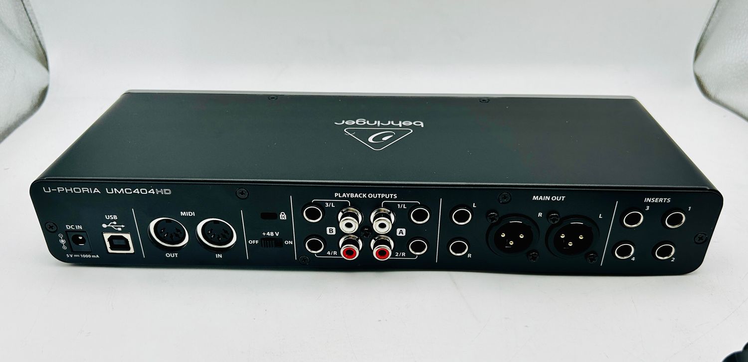 Behringer U-PHORIA UMC404HD interfejs audio/MIDI USB, czarny