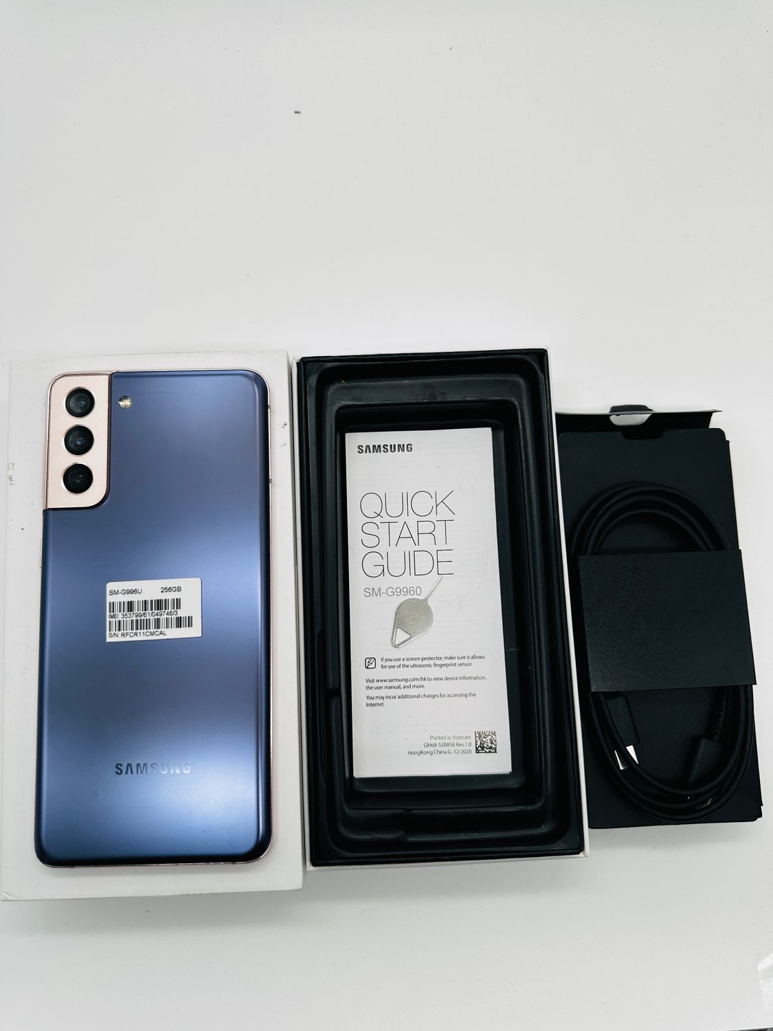 Samsung Galaxy S21 5G Dual SIM 256 GB fioletowy – uszkodzony